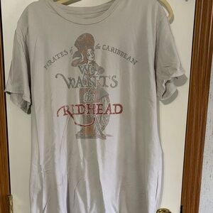 Hanes Pirates Graphic T-Shirt - Light Gray
